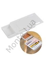 KENDİNDEN YAPIŞKANLI 21 CM X 15.5 CM X 3.2 CM PORTATİF PLASTİK MASA ALTI ORTA BOY ÇEKMECE