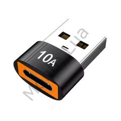 Erkek USB 3.0 TO Dişi Type-C OTG, Ara Aparat, 10 Amper, Data - Şarj Kablosu, Çevirici Dönüştürücü,