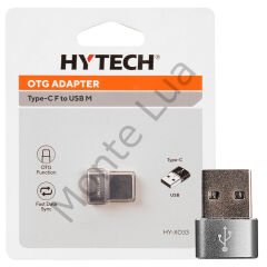 TYPE-C Dişi TO USB Erkek Metal Gövdeli OTG Çevirici, Hytech HY-XO33,