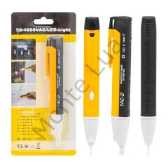 Temassız Faz Kontrol Kalemi 90V-1000V Ac Voltaj Tester Gerilim Tester