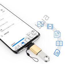 USB3.0 to Type C Çevirici Dönüştürücü OTG Adaptör, Süper Hızlı,