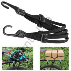 Elastik 90 Cm Yük Sabitleme Halatı, Bagaj Halatı, Gergi Kemeri, Bisiklet ve Motosiklete Uygundur, 90 cm,