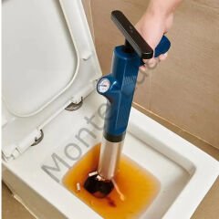 Profesyonel, yüksek basınçlı boru piston, tıkalı tuvalet ve lavabo pompası,