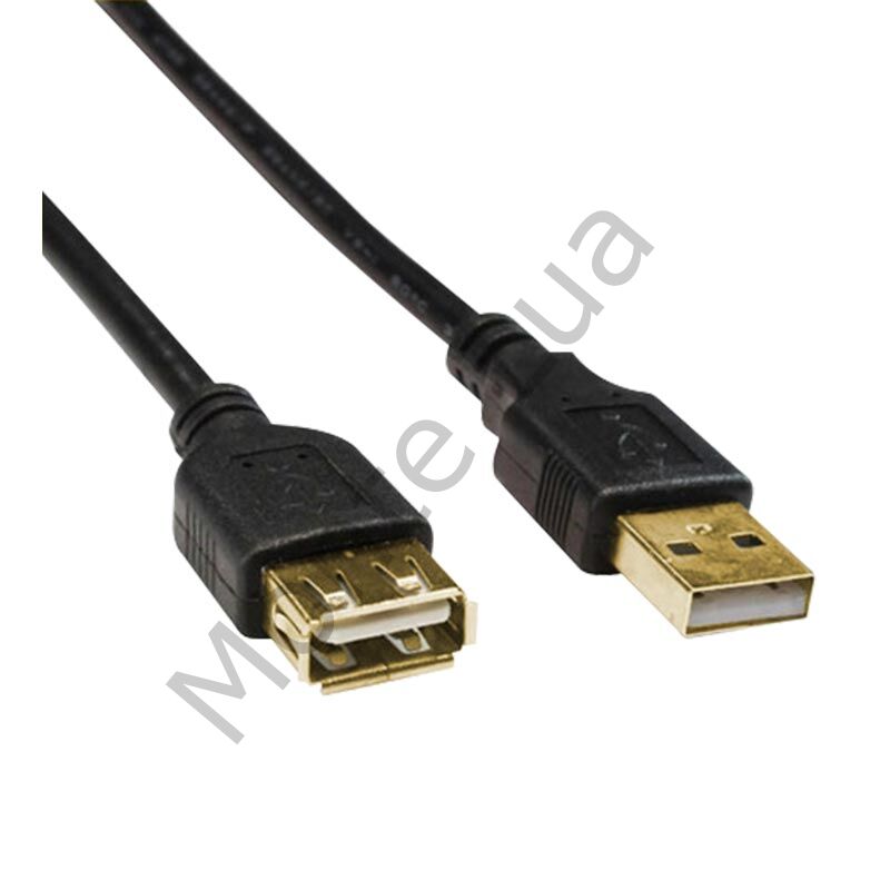 10 Metre, USB 2.0 Uzatma Kablosu, Siyah, Gold kılıflı,