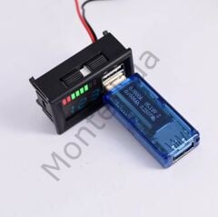 IC278C, Dijital Voltmetre, USB Çıkışlı Akü Göstergeli, DC 12Volt Aküler İçin,