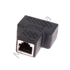 Ethernet kablosu adaptörü, Ethernet RJ45 TO 2X Çoklayıcı Dişi Splitter Adaptör, yüksek hızlı RJ45 çoğaltıcı