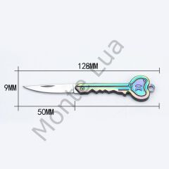 Paslanmaz Çelik, Katlanır, Cep Çakısı, Outdoor Kamp Bıçağı, Anahtarlıklı, 12 cm