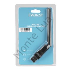 Everest EWN-212 2.4GHz MT7601 İşlemcili 2dBi 150 Mbps Wireless Usb Kablosuz Adaptör