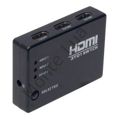 3 Giriş 1 Çıkış HDMI Switcher Toplayıcı