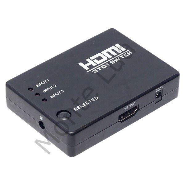 3 Giriş 1 Çıkış HDMI Switcher Toplayıcı