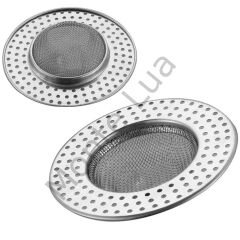 Paslanmaz Çelik Duş Lavabo Süzgeci, Büyük Boy, 9 cm,