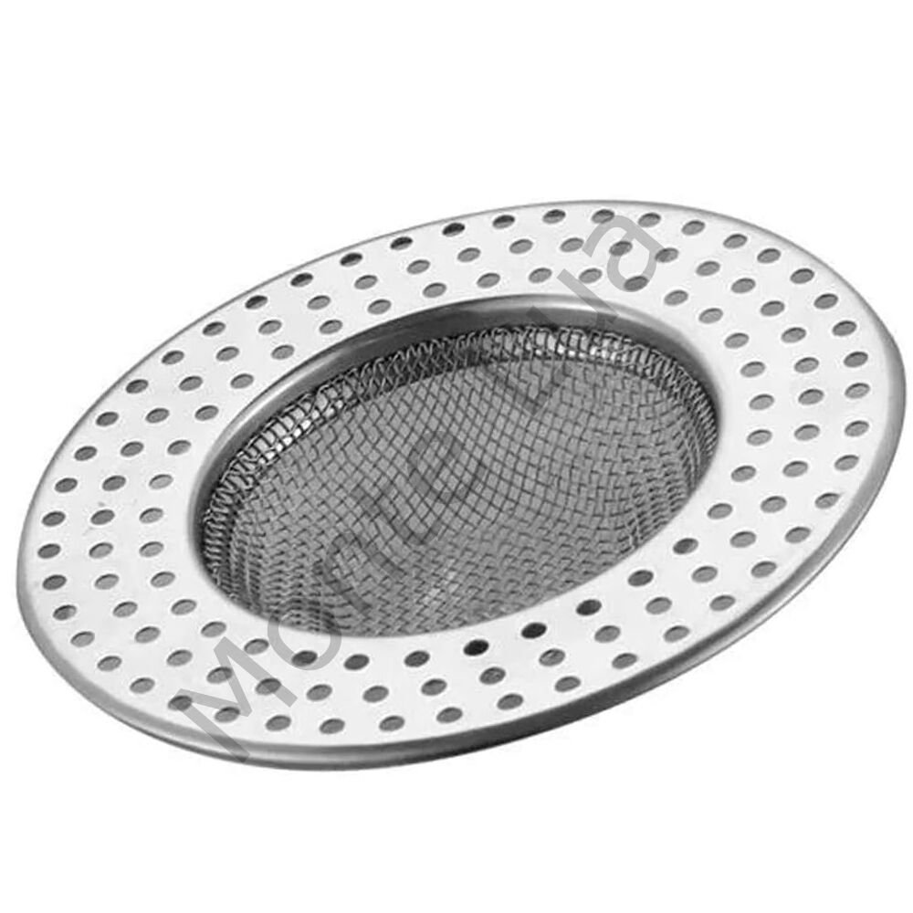 Paslanmaz Çelik Duş Lavabo Süzgeci, Büyük Boy, 9 cm,
