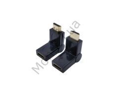 HDMI erkek dişi döner adaptör, Erkek Dişi L Tip Ara Oynar Başlık,