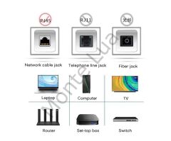 25 metre, Ethernet Kablosu, Ağ Kablosu, LAN, Cat6, Modem İnternet Kablosu, Gri,