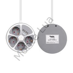 4 Priz, 2 USB’li, Anahtarlı, 1.5 Metre, 3680 Watt, 16 Amper Grup Priz