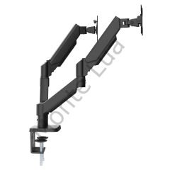 Powermaster 13-32 '' LCD / LED Monitör Çift Tutucu, Kol Amortisörlü, Vesa, Monitör Standı 2-20 Kg, Stand Askı Aparatı,