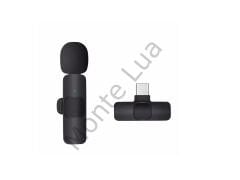 K8 Kablosuz TYPE-C Vlogger Yaka Mikrofonu ,Cep Telefonu İçin Gürültü Önleyici, Profesyonel Dış Mekan Mikrofonu, USB C Girişli Canlı Yayın Youtuber Kablosuz