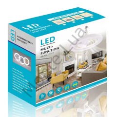 Ledli Lambalı Tavan Vantilatörü, 30 Watt, Uzaktan Kumandalı, 3 Kanat, E27, Aromaterapi Fan Işığı