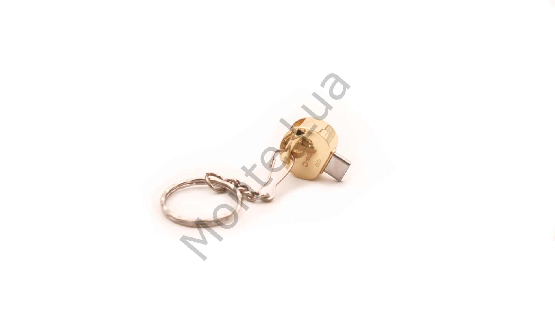 Type-C Usb 3.0 OTG Çevirici, Yüksek Hızlı, Anahtarlıklı, Dönüştürücü Adaptör, Gold Renk,