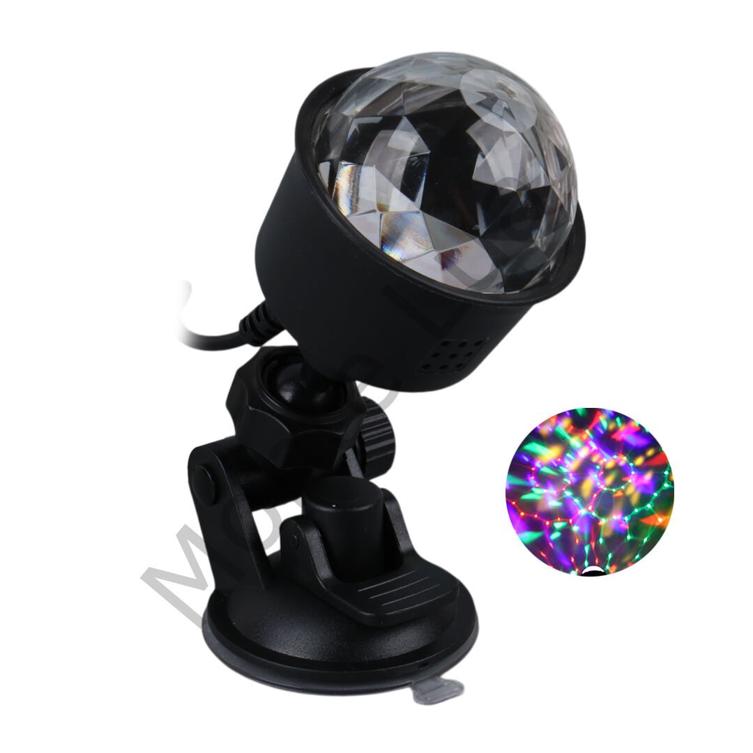 Projeksiyon Atmosferli, Usbli, 4 Watt, Sihirli, Rgb Led, Disko Topu,