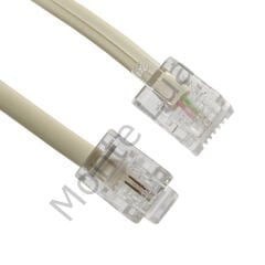 Hazır Telefon Hat Kablosu, İnternet kablosu, 6P/2C, 25 Metre,