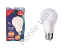 2 Adet, E27, 12 Volt, 20 Watt, Beyaz 6500K, 25 Smd, Led Ampul, (DC 12 Volt Aküler İçin), Kamp, karavan, tekne ve 12V akü sistemleri