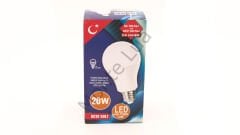 2 Adet, E27, 12 Volt, 20 Watt, Beyaz 6500K, 25 Smd, Led Ampul, (DC 12 Volt Aküler İçin), Kamp, karavan, tekne ve 12V akü sistemleri
