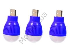3 Adet, USB, Beyaz, Gece Lambası, Mini Ampul, Aydınlatma, 1,5W, 5V, USB mini ampul, 67x35mm