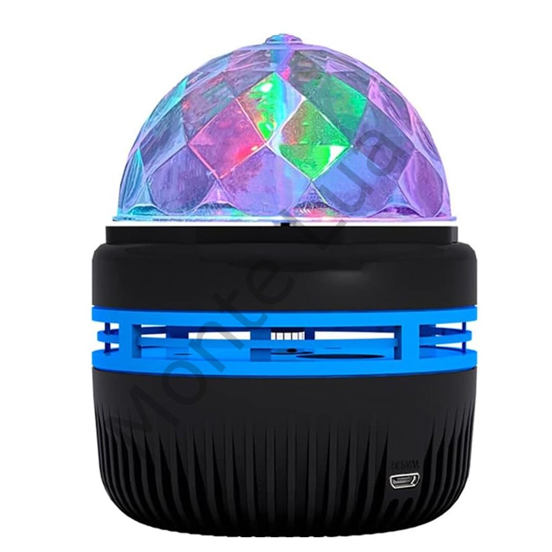 Mini Usb'li, 3 Watt, Sihirli Rgb, Led, Disko Topu,