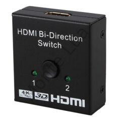 HDMI Switch HDMI Splitter, HDMI Anahtar, 2 Giriş 1 Çıkış, PS5, PS4, Xbox, TV Kutusu, TV Stick, Monitör, PC ile Uyumlu, Çift Yönlü AB Anahtar,