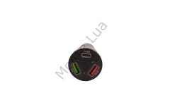 3 Çıkışlı, 2 USB,1 PD Hızlı Çakmaklık Şarj Seti, 55W, Type-c, Siyah