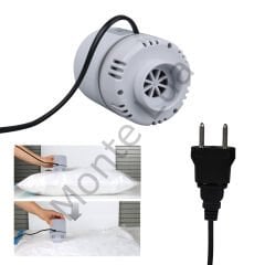 Elektrikli hava pompası, vakum torbası, Gıda, 30 W 220 V elektrikli pompa, taşınabilir, kıyafet, örtü, yastık, yatak örtüsü,