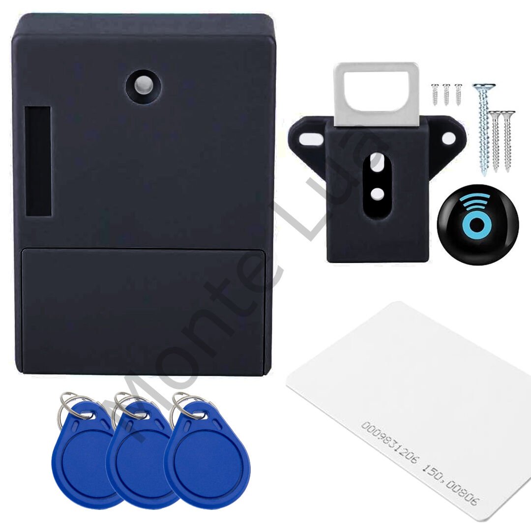 Gizli Çekmece Dolap RFID Kapı Güvenlik Kilidi, akıllı kilit, görünmez kilit, elektronik RFID kart açıklığı, IC kart sensörü, fabrikalar, sauna kütüphaneleri ve ofisler için dolap çekmecesi