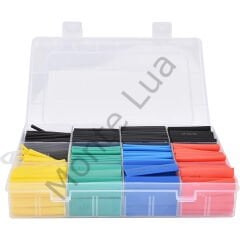 530 Adet 12 Boy Set Isıyla Daralan Makaron, Kablo Koruyucu Set, Elektrik Kablosu için Isıya Dayanıklı Koruyucu, Kutulu, Çeşitli Boyutlarda,