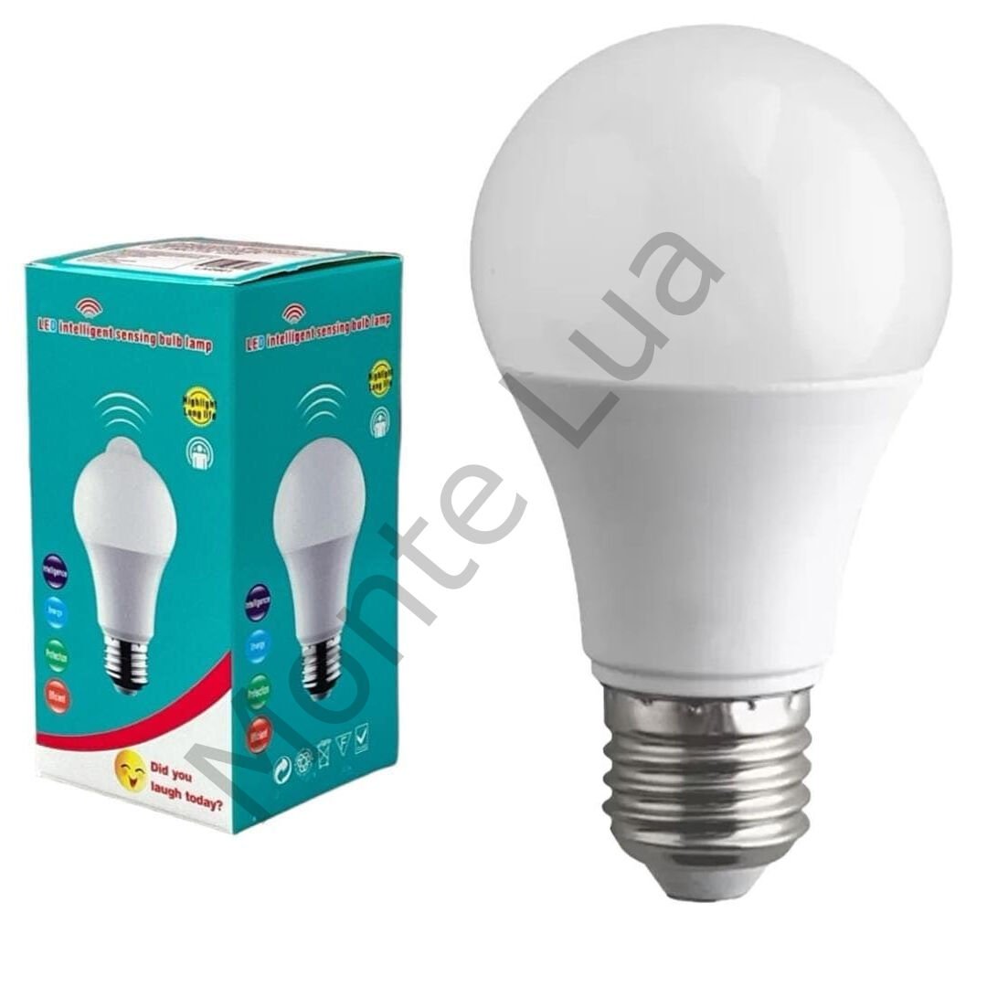 Gece Sensörlü 7 Watt 6500K Beyaz Led Ampul, kendinden sensörlü,