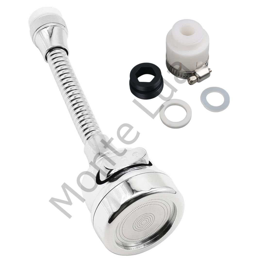 3 Kademeli Tasarruflu Universal Mutfak Musluk Başlığı