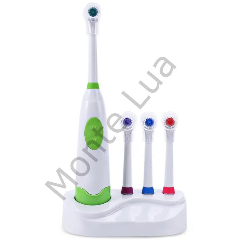 Dönen Başlıklı, Pilli, Otomatik Diş Fırçası, (3 Adet Yedek Başlık),