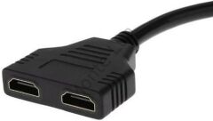 HDMI Splitter Adaptör Kablosu, Erkek-Hdmi Dişi X 2 Adaptör 30 Cm Kablo Çoklayıcı Splitter, Aynı Anda İki Aynı TV'yi Destekler 1080P