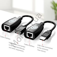Usb Extrender, 50 Metre Rj45, Usb Uzatma Kablosu, Cat5 – Cat6 uyumlu,