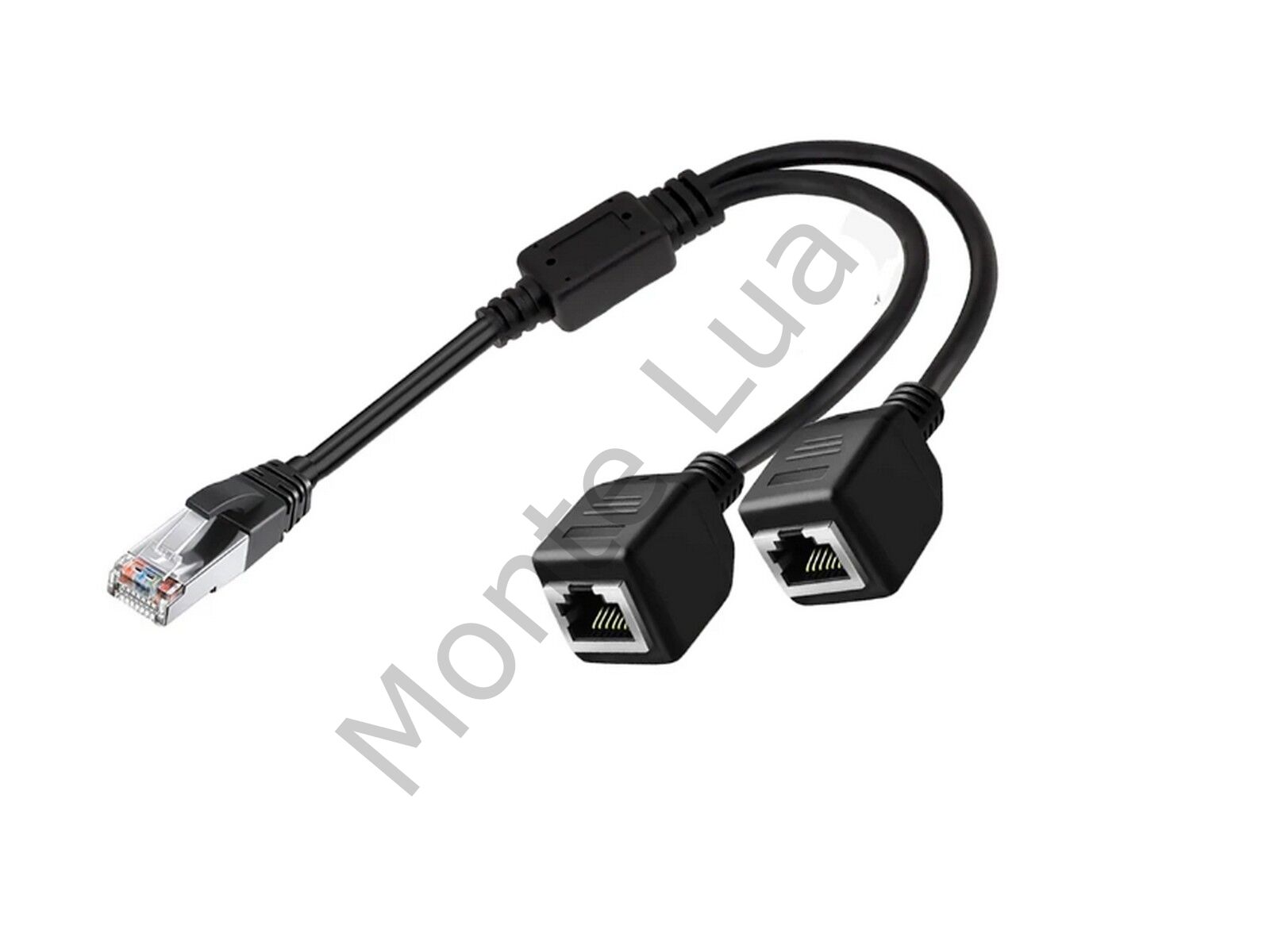 Erkek RJ45 TO 2x Dişi Ethernet Çoklayıcı Splitter Dağıtıcı