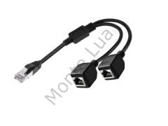 Erkek RJ45 TO 2x Dişi Ethernet Çoklayıcı Splitter Dağıtıcı