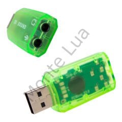 5.1 USB Stereo Ses Adaptörü , Harici Ses Kartı, PC ve Dizüstü Bilgisayar için 3D USB Ses Adaptörü,