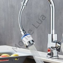 Musluk Başlığı Seti, 5 adet filtreli, 360° Döner Su Tasarruf Başlığı, Kireç Önleyici, Tazyikli Akış, Universal Uyumlu Musluk Aparatı, Filtreli Musluk Başlığı, Pas, Tortu, Kireç Önleyici,