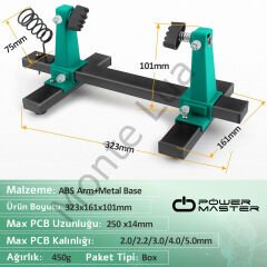 Ayarlanabilir PCB Levha Board Tutucu Havya Tamir Standı