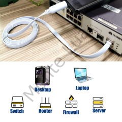 1.5 Metre Usb to Rj45 Kablo USB-A to Rj45 Veri Kablosu Dönüştürücü USB to Ethernet/LAN Kablo, FT232RL çip,