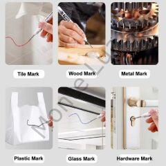 Derin Konum İşaretleme Kalemi, Marangoz, Mobilya, Demir Doğrama, Duvar, 1 Adet, Yeşil Renk