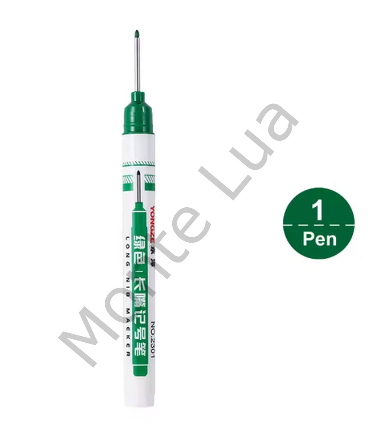 Derin Konum İşaretleme Kalemi, Marangoz, Mobilya, Demir Doğrama, Duvar, 1 Adet, Yeşil Renk