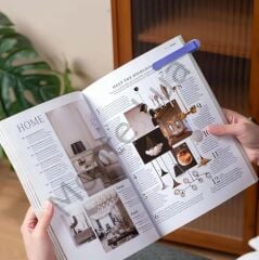 Kitap Okuma Ayracı Silikon, Mavi, 1 Adet,