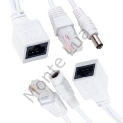Poe IP Kamera Kablosu Dişi Power Uç Aktif Splitter