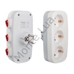 3 Ayrı Anahtarlı Priz, 16 Amper, 3500 Watt